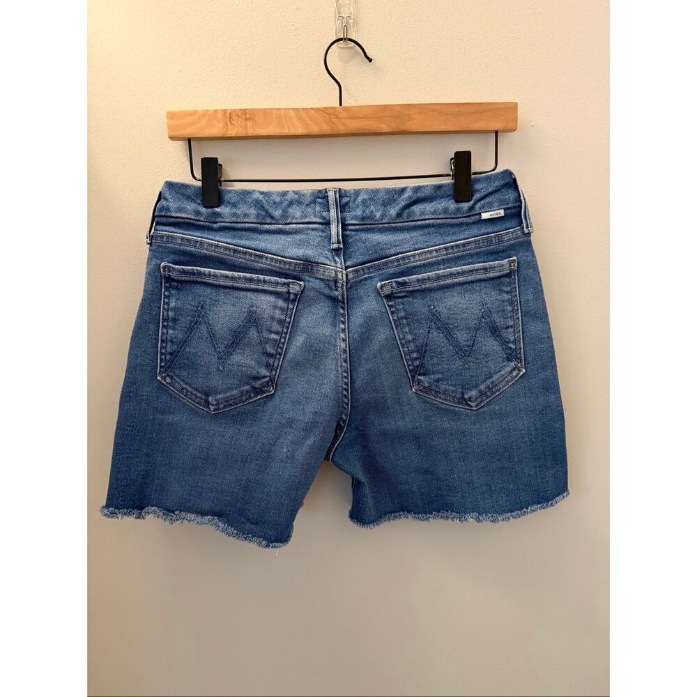 Mother Lil Roller Fray Cutoff Denim Jean Shorts 29 - Picture 2 of 5